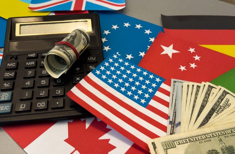 Usa,Eu,And,China,Tariffs,War.,Import,Fees,And,Trade